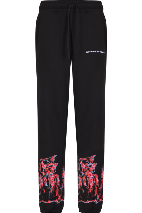 Ihs Fleeces & Tracksuits for Men Ihs Flames Joggers Pants
