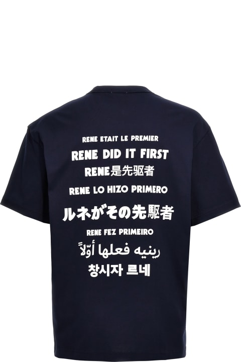 メンズ Lacosteのトップス Lacoste 'slogan' T-shirt