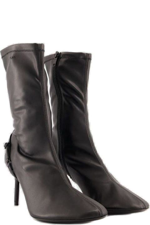 أحذية برقبة لـ السيدات Courrèges Oblique Zipped Boots