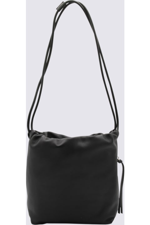 ウィメンズ Fabiana Filippiのショルダーバッグ Fabiana Filippi Black Leather Crossbody Bag