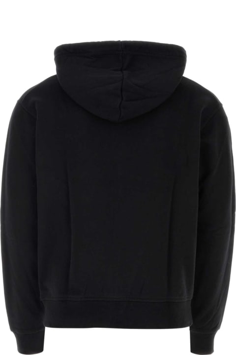 Fleeces & Tracksuits for Men Dsquared2 Black Cotton Sweatshirt