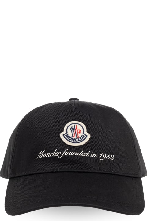 Moncler Hats for Men Moncler Moncler Baseball Cap With Logo