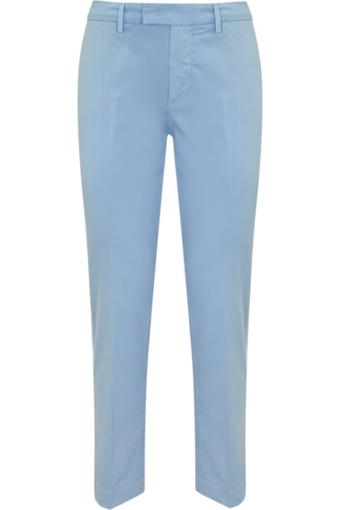 Re-HasH سراويل طويلة وقصيرة لـ السيدات Re-HasH Cotton Satin Trousers