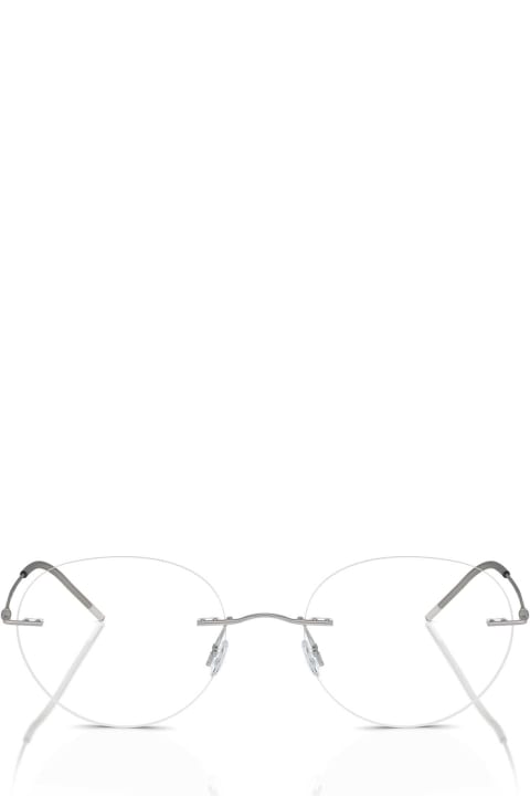 メンズ Giorgio Armaniのアイウェア Giorgio Armani Ar5147 Matte Silver Glasses