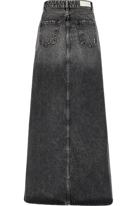 Icon Denim Clothing for Women Icon Denim Grey Denim Lara Skirt