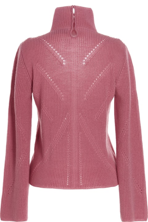Fashion for Women Blumarine Lace Insert Sweater Blumarine