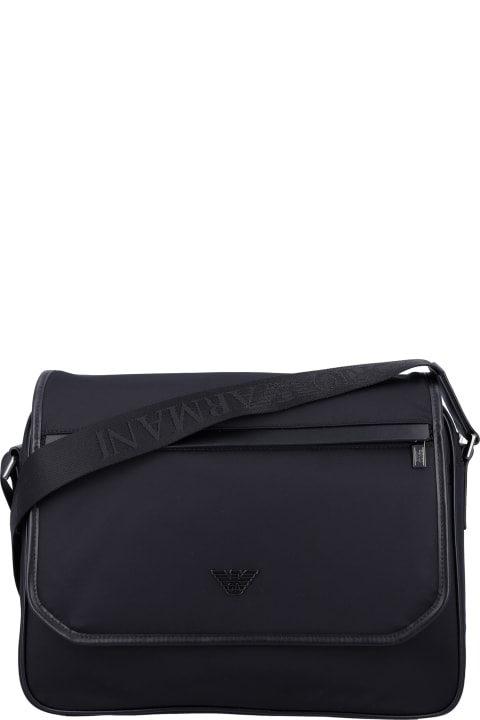 Emporio Armani Bags for Men Emporio Armani Nylon Messenger Bag