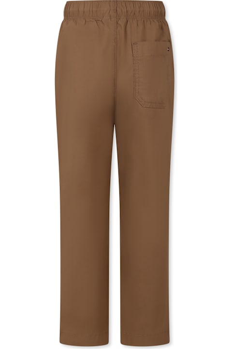 Homeware Tommy Hilfiger Brown Trousers For Boy With Flag