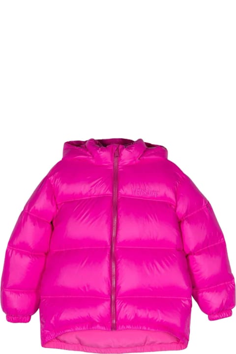 Fuchsia Down Jacket Girl Kids