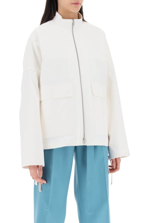Jil Sander Coats & Jackets for Women Jil Sander Oversized Blouson Jacket In Canvas