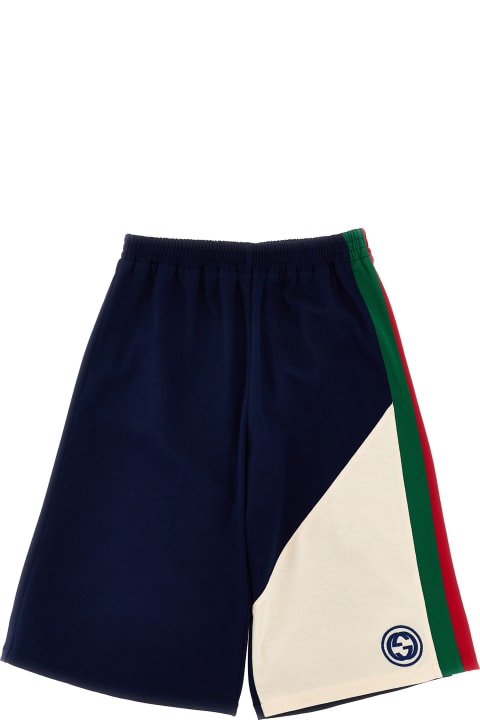 Bottoms for Boys Gucci 'web' Bermuda Shorts