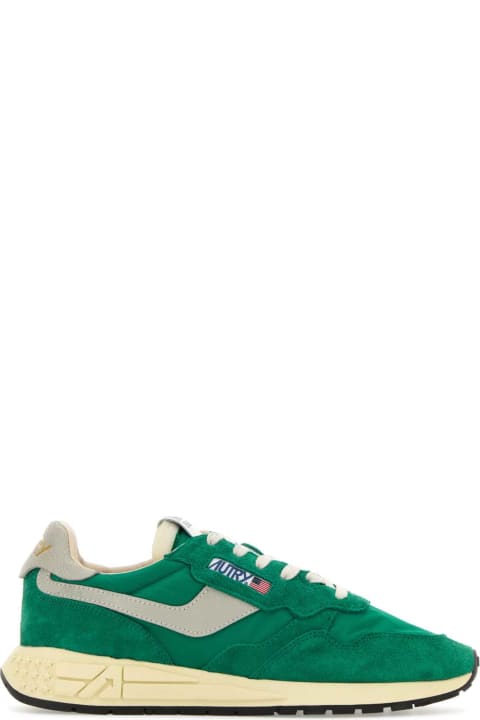 Autry for Men Autry Multicolor Fabric And Leather Reelwind Sneakers