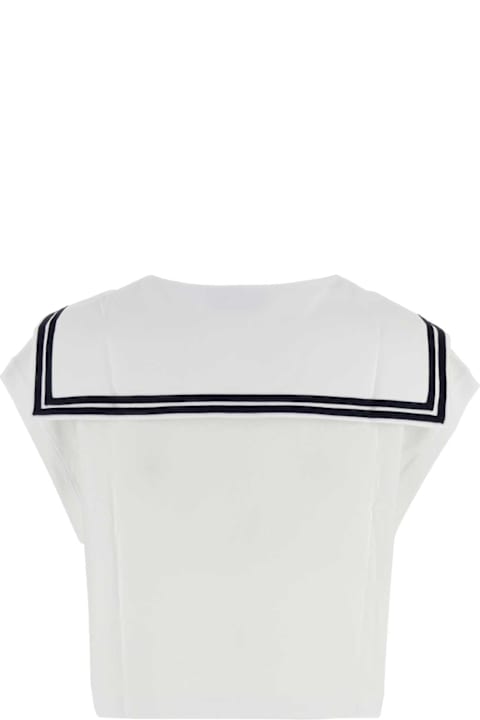 Fleeces & Tracksuits for Women Miu Miu White Cotton Tank Top