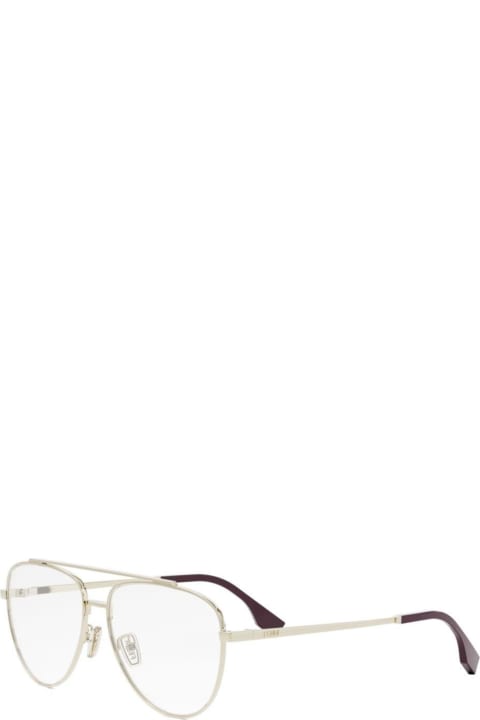 Fendi Eyewear Eyewear for Women Fendi Eyewear Aviator Frame Glasses