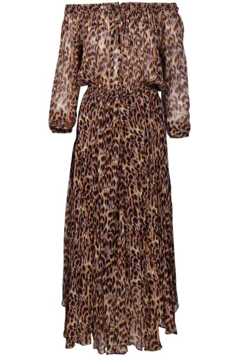 Clothing Sale for Women Marant Étoile Leopard-printed Drawstring Dress