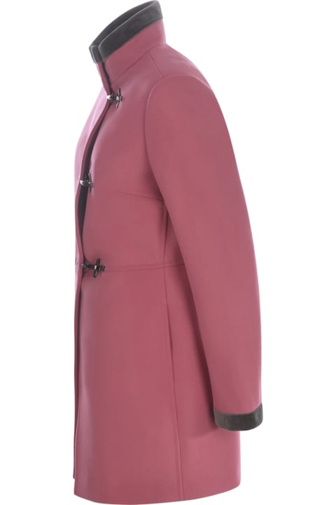 Fay for Women Fay Virginia Velvet-trim Coat