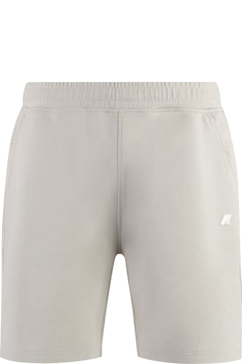 K-Way Pants for Men K-Way Keny Cotton Bermuda Shorts