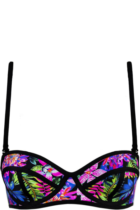 أدوات منزلية MC2 Saint Barth Flower Scuba Fabric Top