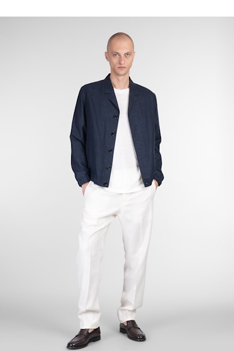 Zegna ملابس علوية لـ القسم الرجالي Zegna T-shirt In Beige Linen