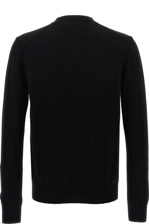 Sweaters for Men Comme des Garçons Logo Patch Cardigan