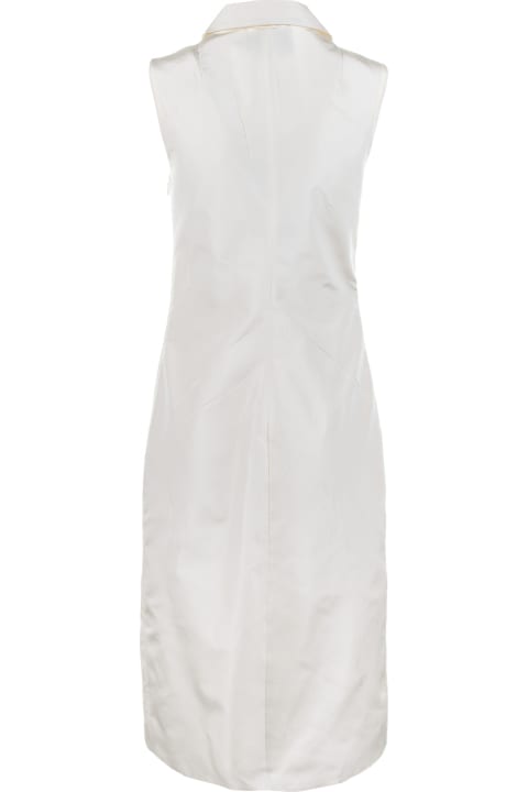 Prada for Women Prada White Faille Dress