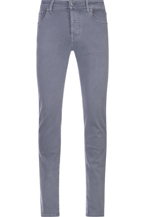 Jacob Cohen Clothing for Men Jacob Cohen Nick Slim Fit Jeans In Grey Denim