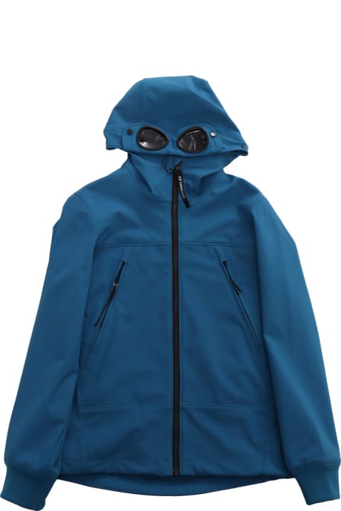 C.P. Company Undersixteen for Boys C.P. Company Undersixteen Blue Hooded Jacket