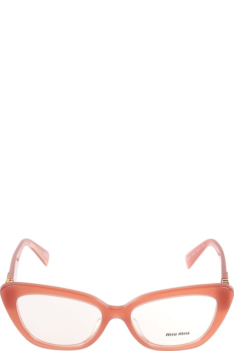Miu Miu لـ Women Miu Miu Metal Hinges Cat-eye Glasses