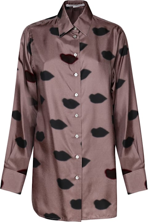 Stella McCartney Topwear for Women Stella McCartney Boyfriend Style Lips Shirt