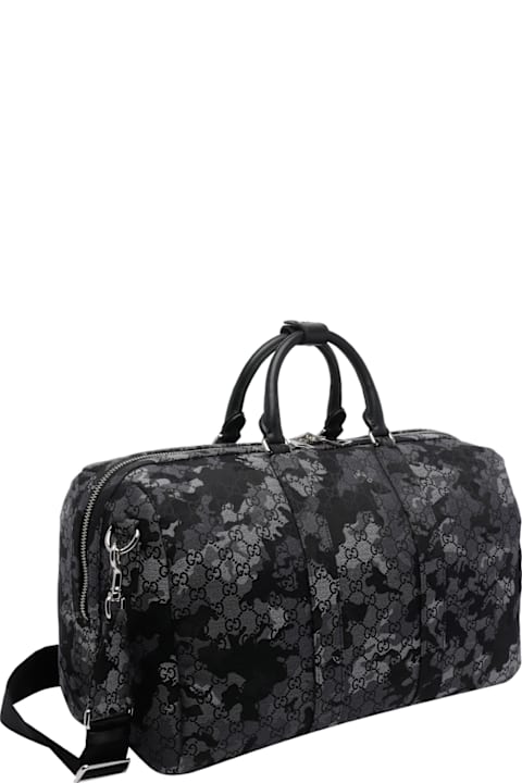 Homeware Gucci Large Gg Logo Duffle Bag