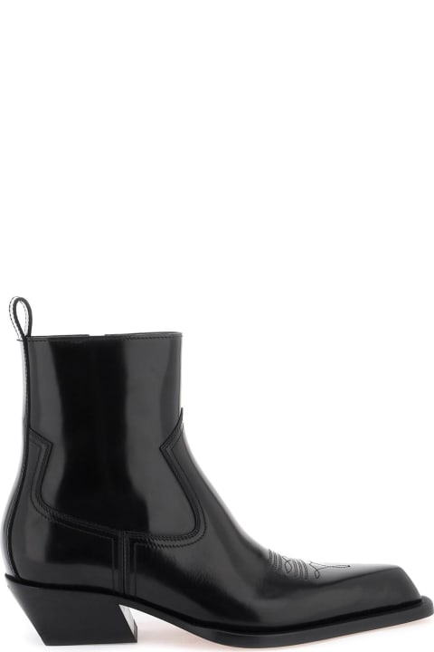 Off-White Boots for Women Off-White Western Blade Ankle Boots