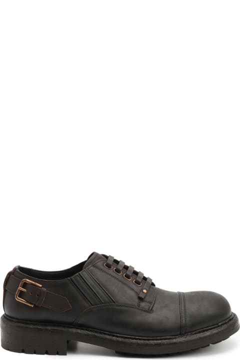 Dolce & Gabbana Laced Shoes for Men Dolce & Gabbana Leather Derbies