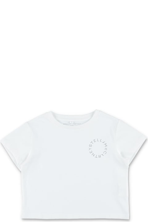 Homeware Stella McCartney Kids Stella Mccartney Kids Circle Logo Cropped T-shirt