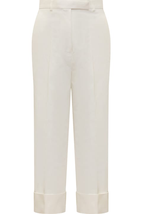 ウィメンズ Thom Browneのパンツ＆ショーツ Thom Browne Rwb Stripe Wide-leg Trousers