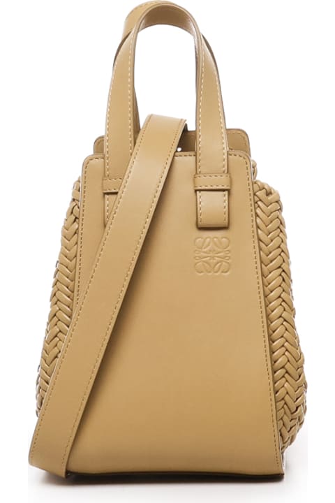 Loewe Bags for Women Loewe Beige Leather Hammock Bucket Bag