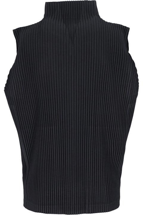 Homme Plissé Issey Miyake for Men Homme Plissé Issey Miyake 'mc March' Zip Pleated Vest