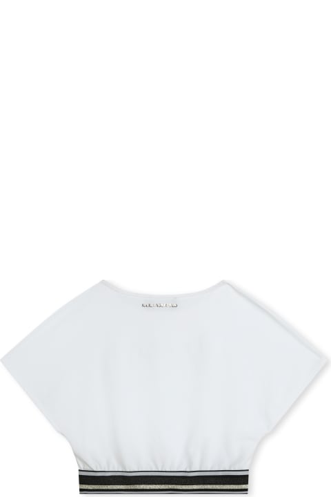 T-Shirts & Polo Shirts for Girls Karl Lagerfeld Kids T-shirt Con Stampa