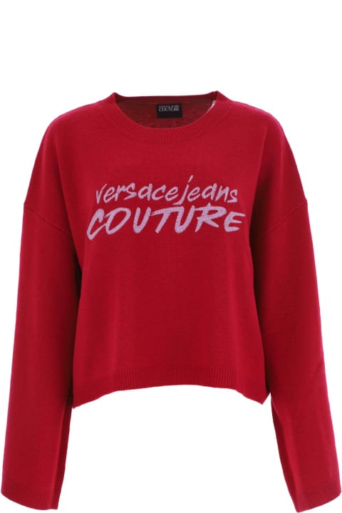 Fashion for Women Versace Jeans Couture Versace Jeans Couture Sweaters Red