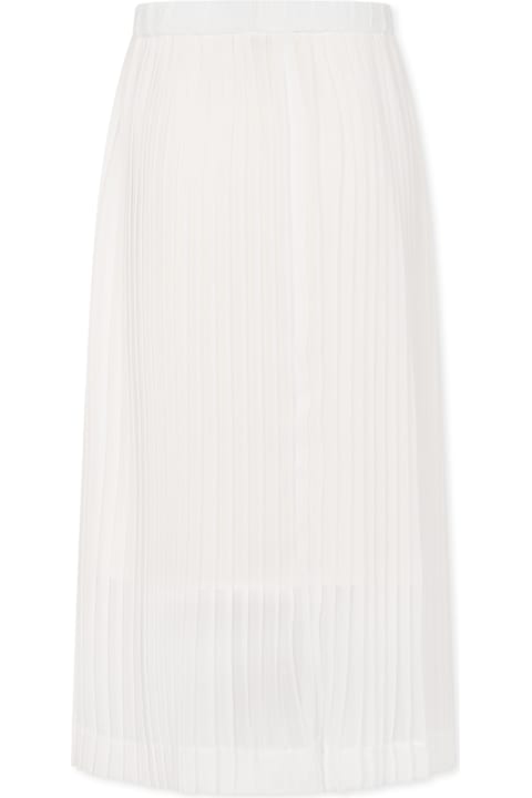 Philosophy di Lorenzo Serafini Kids for Girls Philosophy di Lorenzo Serafini Kids White Skirt For Girl