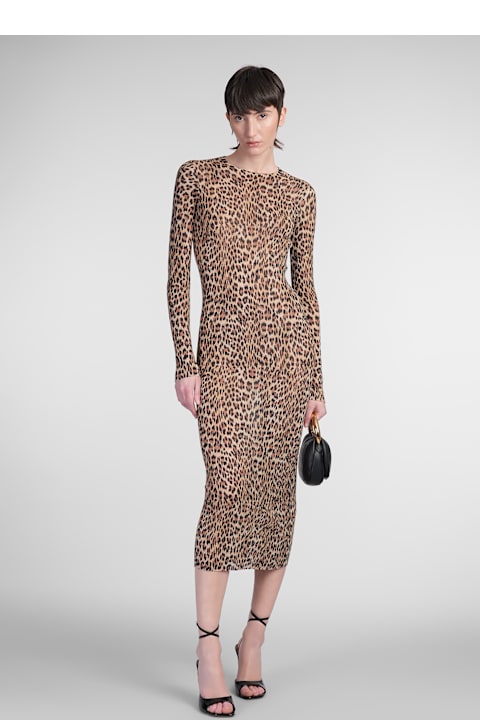 Blumarine for Men Blumarine Dress Woman In Animalier Cotton