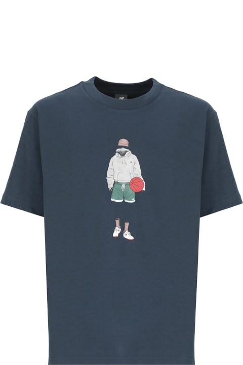New Balance Topwear for Men New Balance Athletics Basketball T-shirt