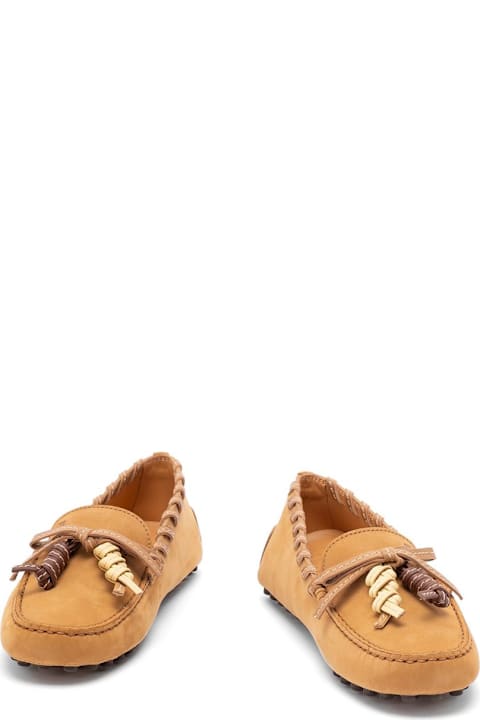 Tod's Gommino Suede Leather Loafers