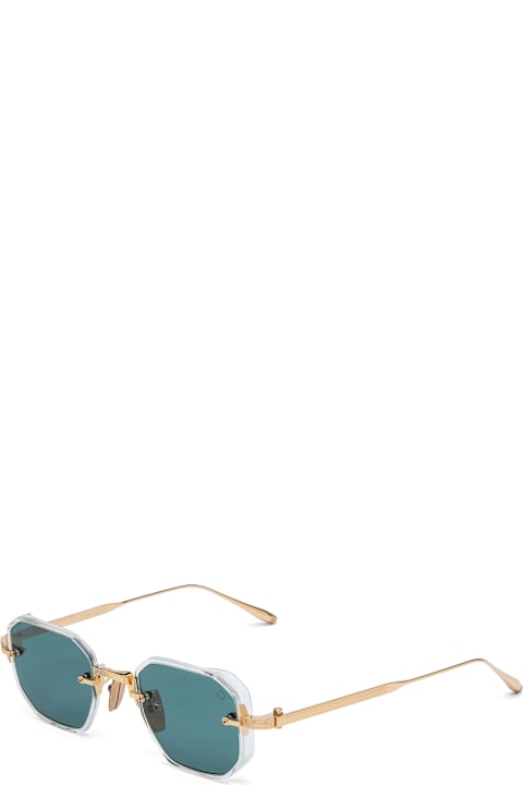 Akoni Eyewear for Men Akoni Juno-two - Crystal Clear/ 12k Gold Sunglasses