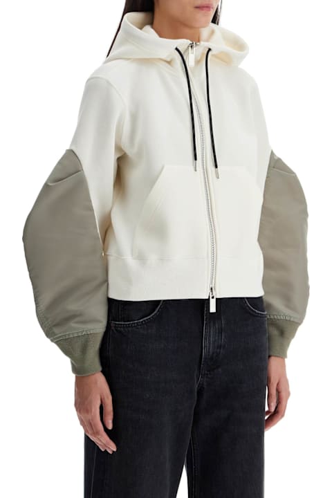 Sacai Fleeces & Tracksuits for Women Sacai Hooded Sweatshirt With Zipper