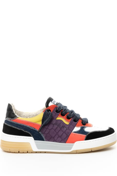Low Top Sneaker - Rabbit Graffiti White