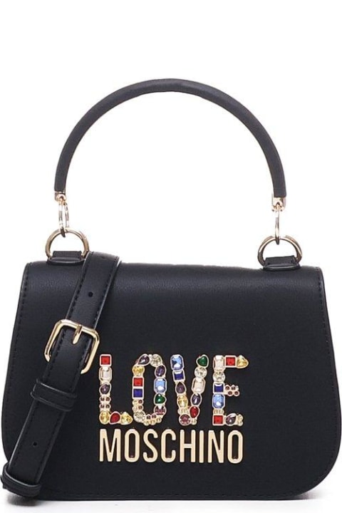 Moschino Totes for Women Moschino Logo-embellished Top Handle Bag