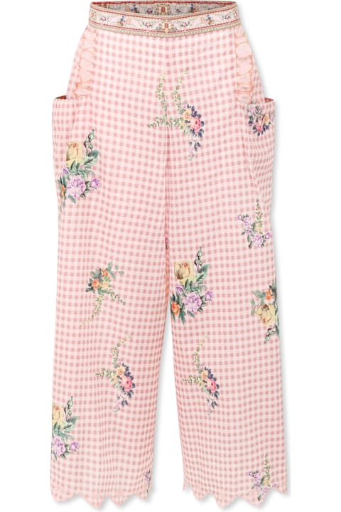 Camilla for Women Camilla Pink Trousers For Girl With Floral Print