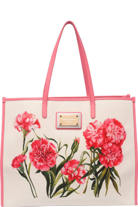 Bags for Women Dolce & Gabbana Printed Canvas Shopper
