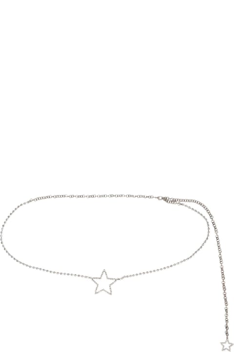 Alessandra Rich إكسسوارات لـ السيدات Alessandra Rich Star Embellished Chain-linked Belt