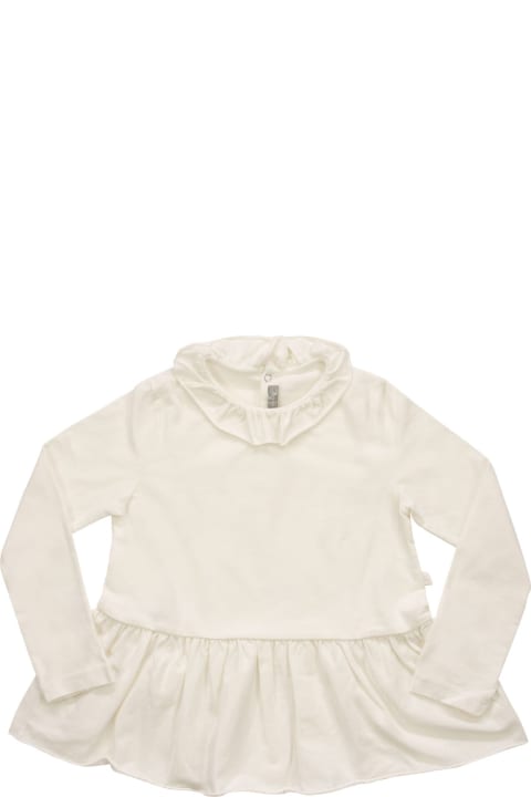 Il Gufo for Kids Il Gufo Cotton T-shirt With Flounce